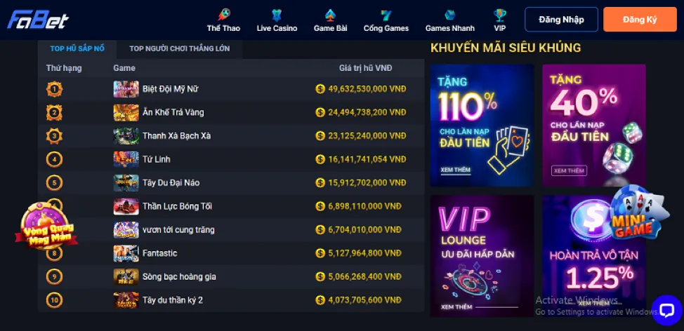 Tham gia giải đấu độc quyền vin55 VIP
